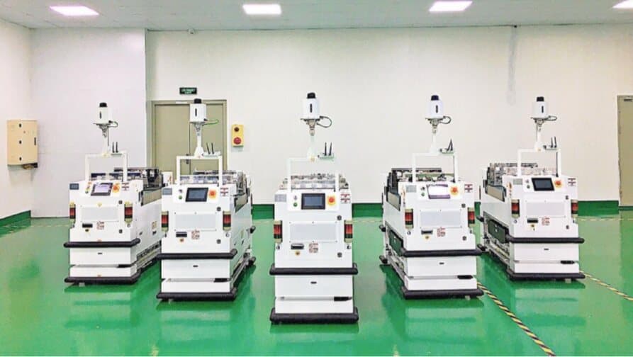 Các xe tự hành AGV PM-Vina đã chế tạo và bàn giao