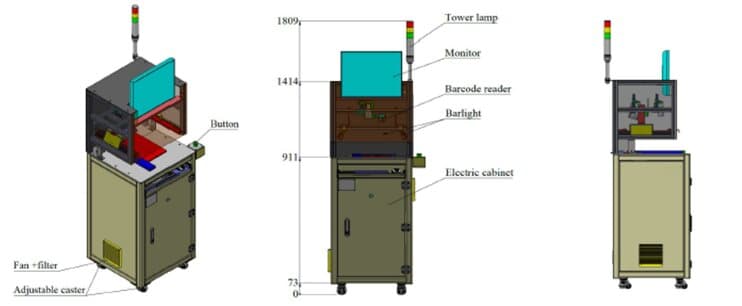 Bản vẽ thiết kế máy đọc và kiểm tra mã vạch FPCB